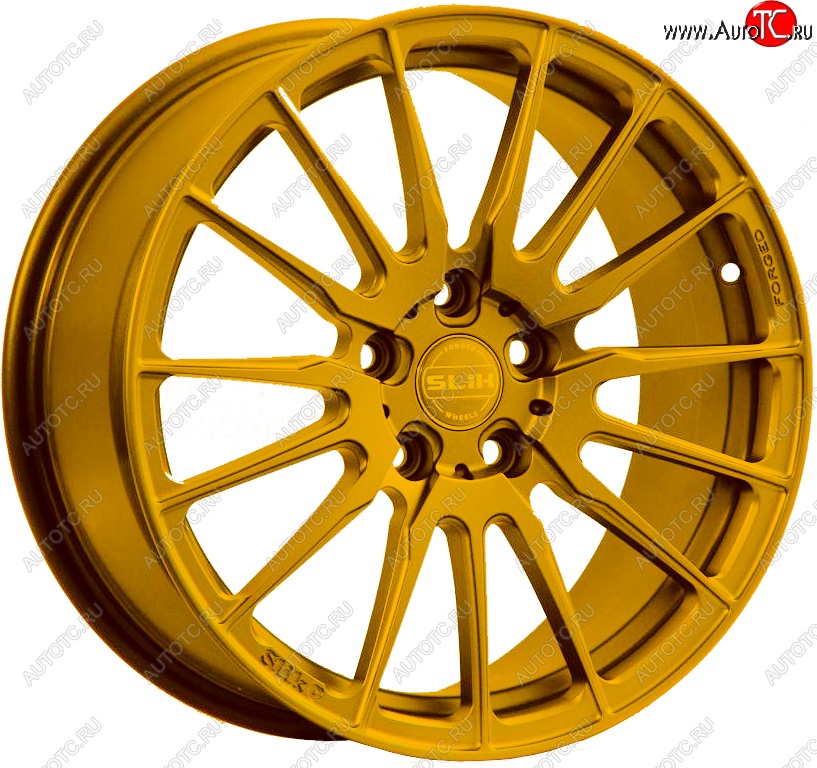 35 499 р. Кованый диск Slik PREMIUM L-838 8.0x18   (Ярко желтый RAL1021 (YELLOW))  с доставкой в г. Чебоксары