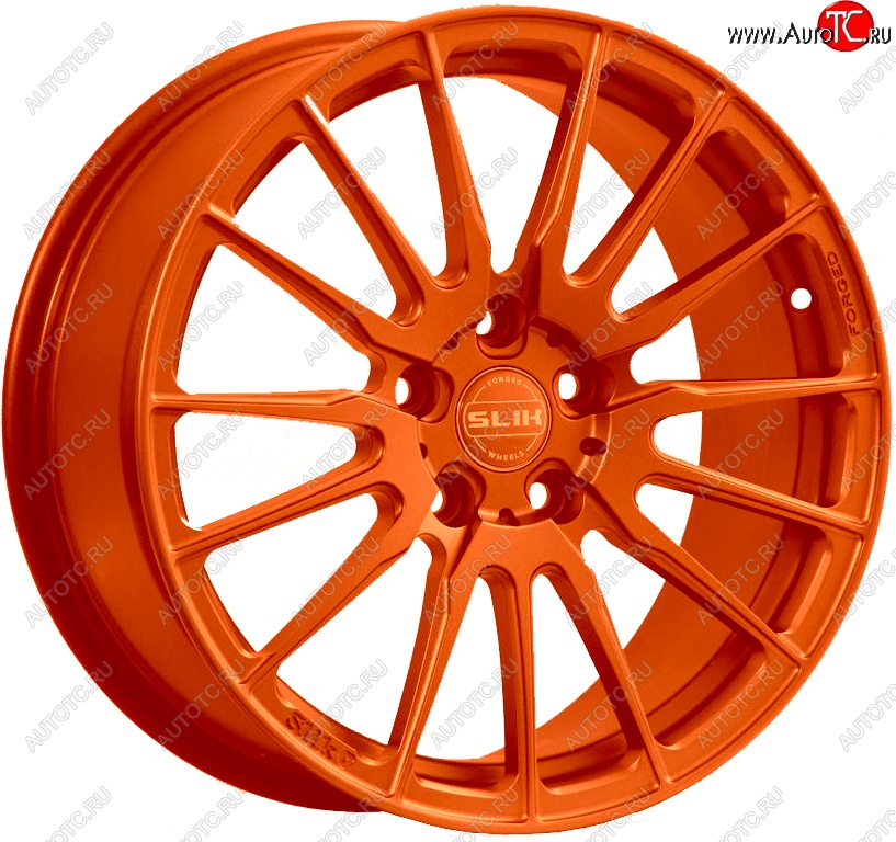 35 499 р. Кованый диск Slik PREMIUM L-838 8.5x18   (Ярко оранжевый (ORANGE))  с доставкой в г. Чебоксары