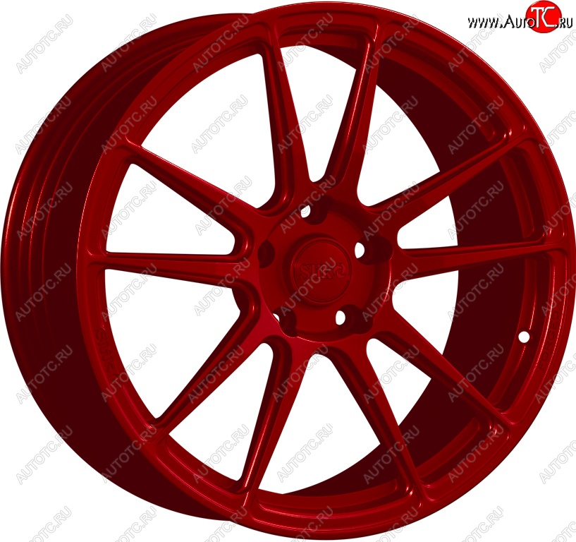 43 319 р. Кованый диск Slik PREMIUM L-904 8.5x19   (Красный (RED))  с доставкой в г. Чебоксары