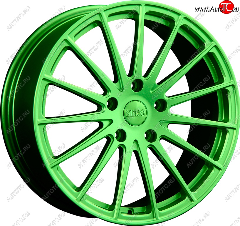 35 799 р. Кованый диск Slik PREMIUM L-912 9.0x19   (RAL 6038 ярко-зеленый (6038))  с доставкой в г. Чебоксары