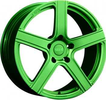 Кованый диск Slik PREMIUM L-913 9.0x19  (RAL 6038 ярко-зеленый (6038))