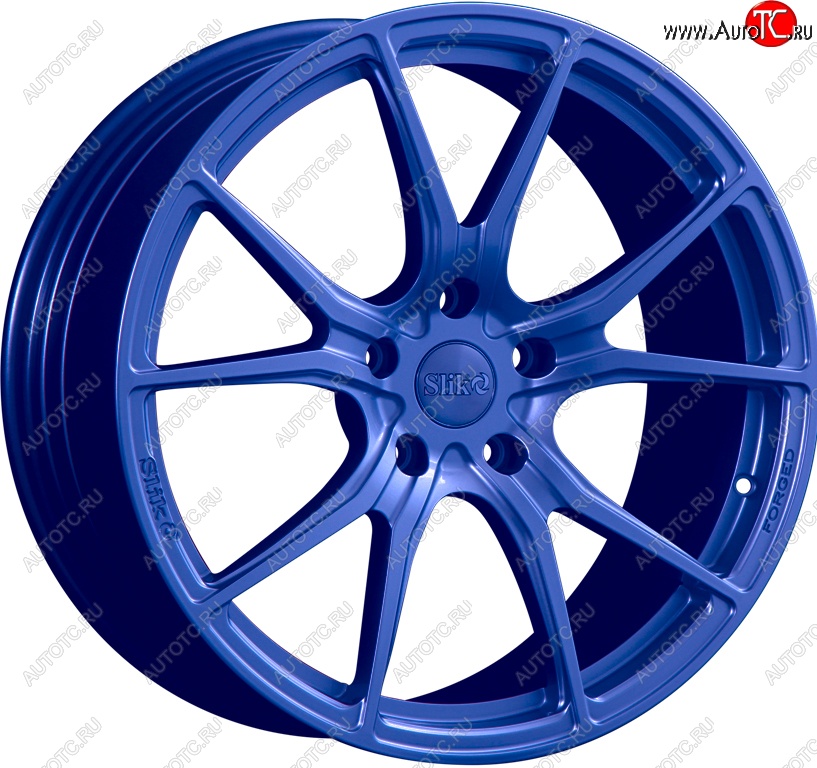 43 319 р. Кованый диск Slik PREMIUM L-916 8.5x19   (Синий (BLUE))  с доставкой в г. Чебоксары