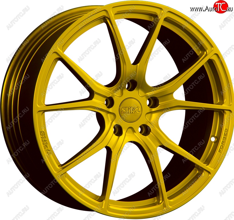 43 319 р. Кованый диск Slik PREMIUM L-916 8.5x19   (Ярко желтый RAL1021 (YELLOW))  с доставкой в г. Чебоксары