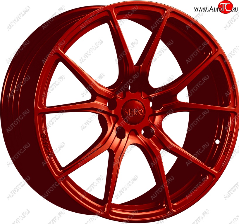 43 319 р. Кованый диск Slik PREMIUM L-916 9.0x19   (Candy красный (Candy RED))  с доставкой в г. Чебоксары
