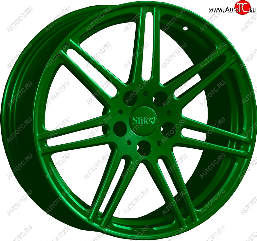 44 999 р. Кованый диск Slik PREMIUM L-917 9.0x19   (Зеленый (GREEEN))  с доставкой в г. Чебоксары
