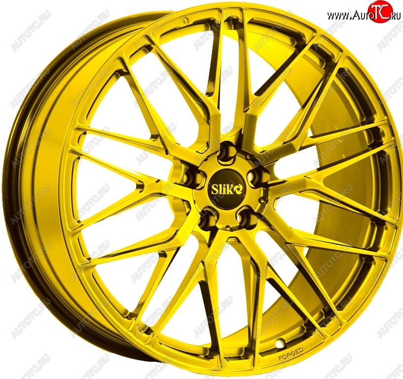 43 319 р. Кованый диск Slik PREMIUM L-918 8.5x19   (Candy ярко-желтый (Candy YELLOW))  с доставкой в г. Чебоксары