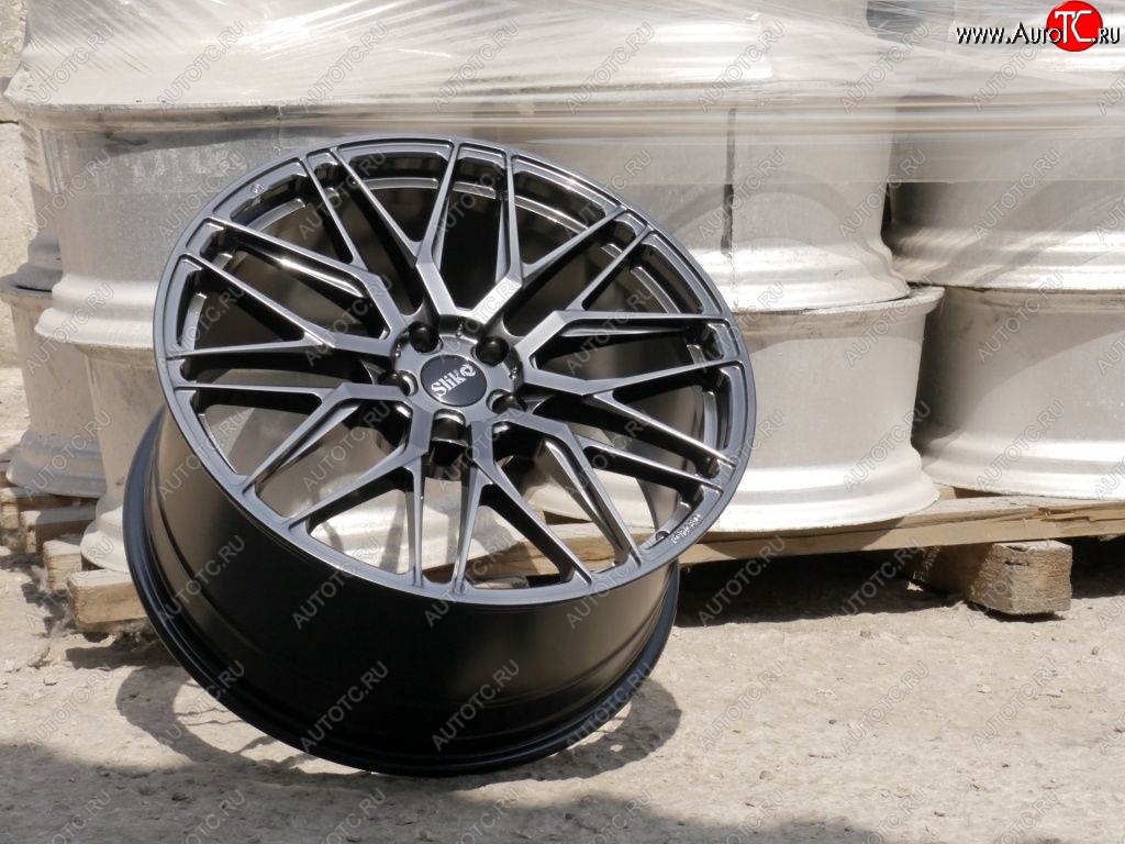 43 319 р. Кованый диск Slik PREMIUM L-918 8.5x19   (Темный хром (DC))  с доставкой в г. Чебоксары