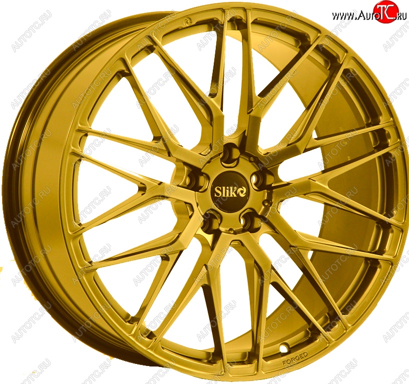 43 319 р. Кованый диск Slik PREMIUM L-918 8.5x19   (Ярко желтый RAL1021 (YELLOW))  с доставкой в г. Чебоксары