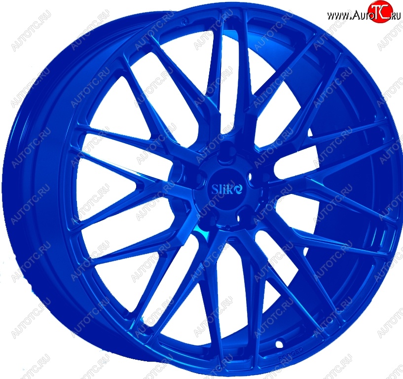 43 319 р. Кованый диск Slik PREMIUM L-918 8.5x19   (Candy синий (Candy BLUE))  с доставкой в г. Чебоксары