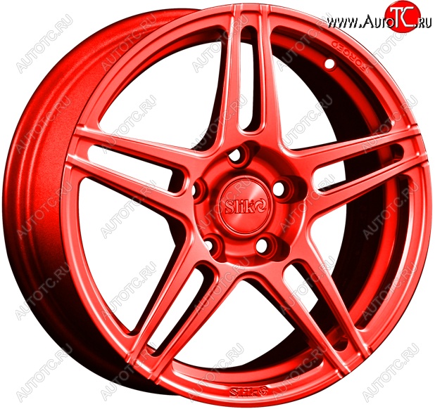 19 449 р. Кованый диск Slik premium R16x6.5 RAL 3026 ярко алый (3026) 6.5x16   (Цвет: 3026)  с доставкой в г. Чебоксары