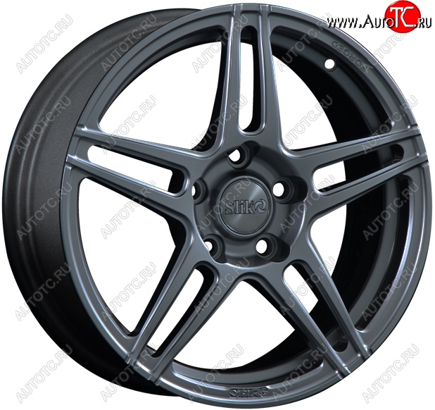 19 449 р. Кованый диск Slik premium R16x6.5 RAL Графит глянцевый (GM) 6.5x16   (Цвет: GM)  с доставкой в г. Чебоксары