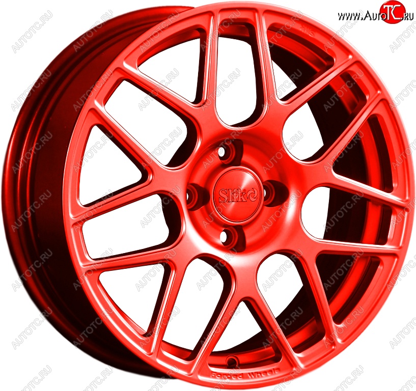 19 449 р. Кованый диск Slik premium R16x6.5 Candy алый 6.5x16   (Цвет: Candy алый 6.5x16)  с доставкой в г. Чебоксары