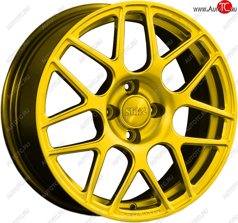 19 449 р. Кованый диск Slik premium R16x6.5 Candy YELLOW ярко-желтый 6.5x16   (Цвет: Candy YELLOW ярко-желтый 6.5x16)  с доставкой в г. Чебоксары