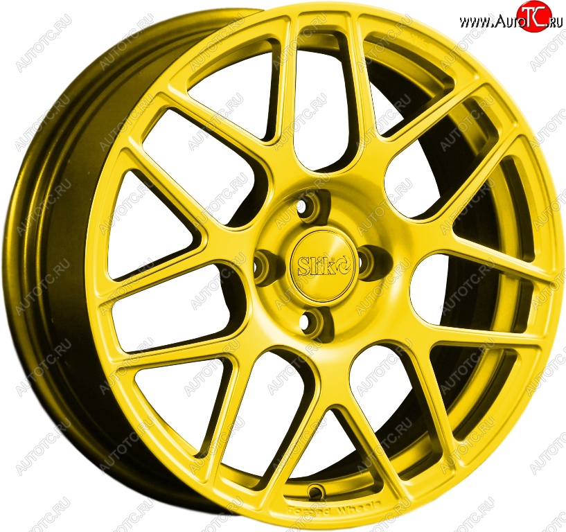 19 449 р. Кованый диск Slik premium R16x6.5 Ярко желтый RAL 1021 (YELLOW) 6.5x16   (Цвет: YELLOW)  с доставкой в г. Чебоксары
