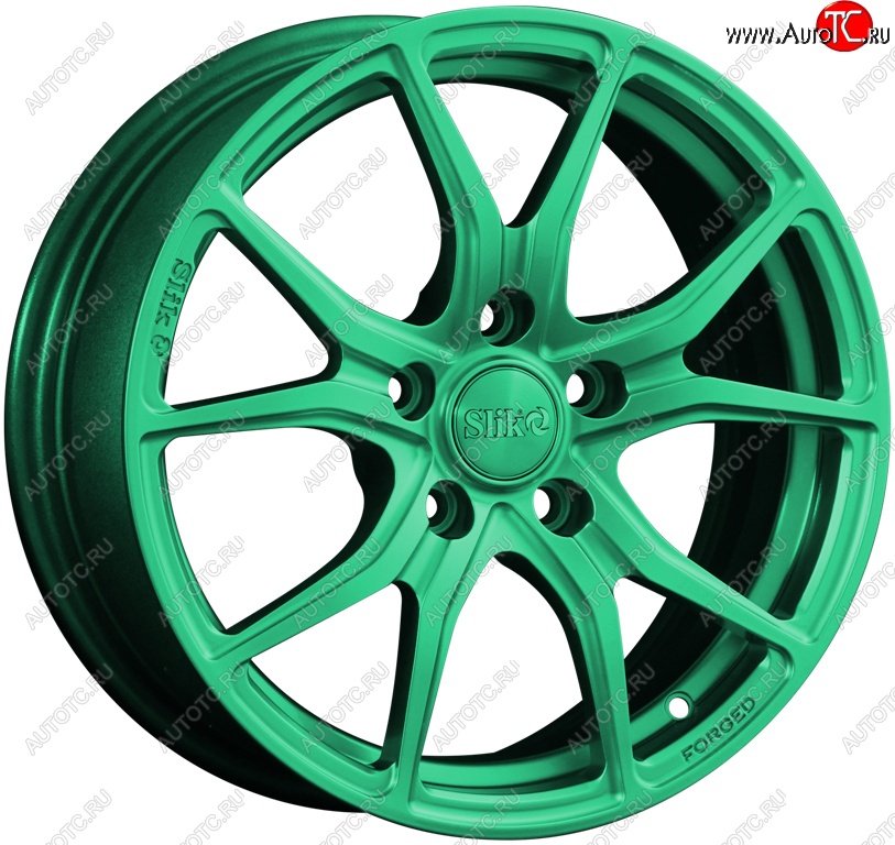 19 449 р. Кованый диск Slik premium R16x6.5 Candy Green изумрудно-зеленый 6.5x16   (Цвет: Candy Green изумрудно-зеленый 6.5x16)  с доставкой в г. Чебоксары