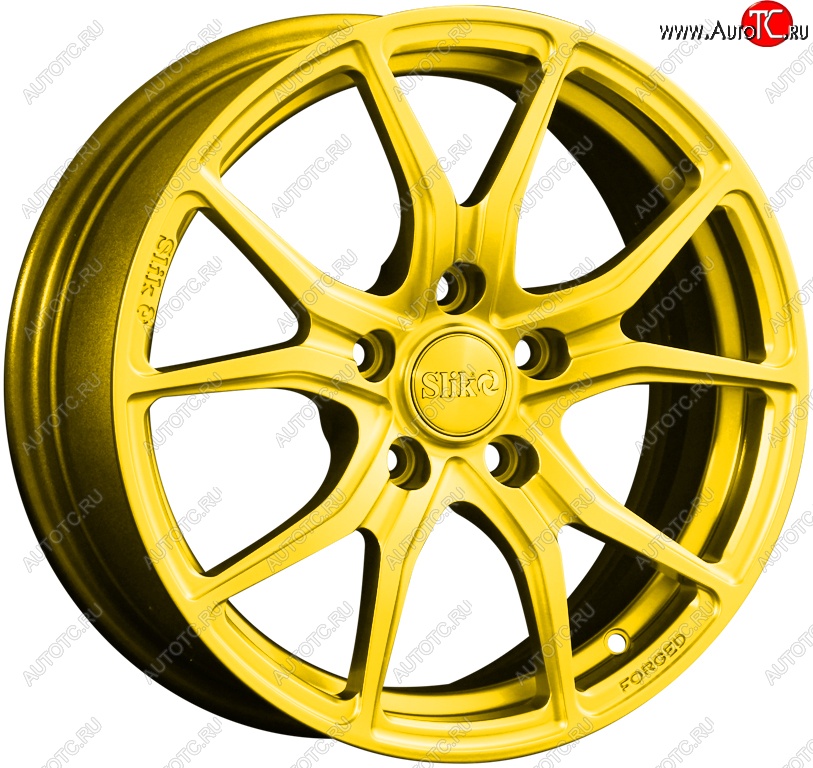 19 449 р. Кованый диск Slik premium R16x6.5 Ярко желтый RAL 1021 (YELLOW) 6.5x16   (Цвет: YELLOW)  с доставкой в г. Чебоксары
