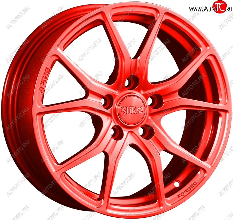 19 449 р. Кованый диск Slik premium R16x6.5 RAL 3026 ярко алый (3026) 6.5x16   (Цвет: 3026)  с доставкой в г. Чебоксары