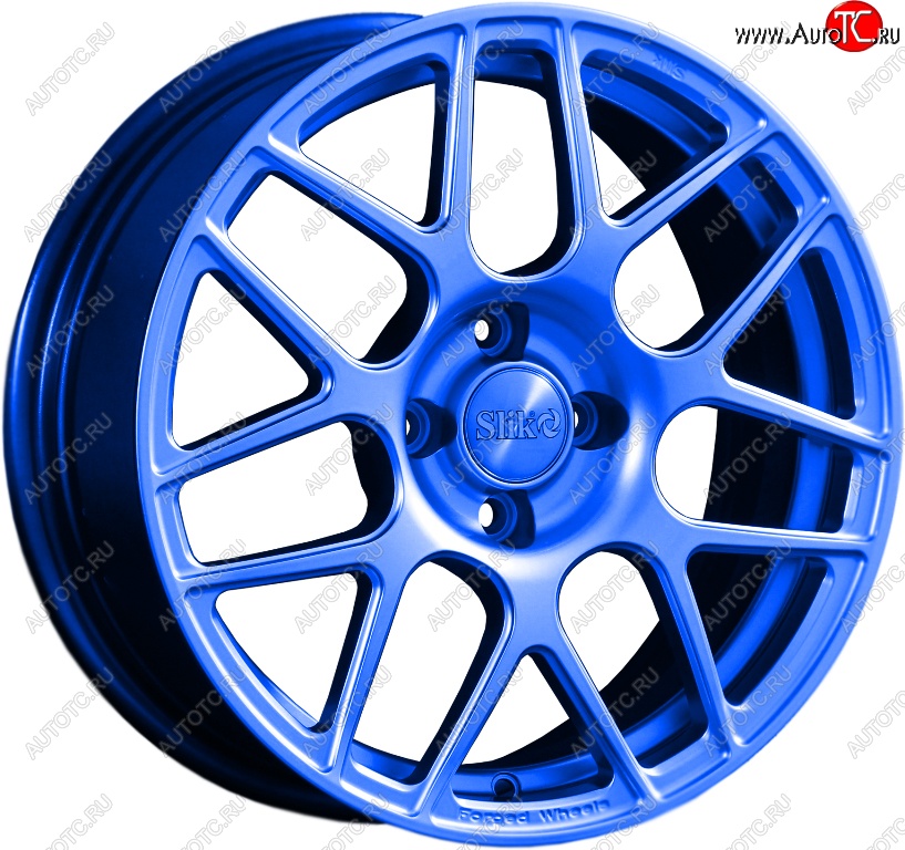 25 999 р. Кованый диск Slik premium R17x7.5 Синий (BLUE) 7.5x17   (Цвет: BLUE)  с доставкой в г. Чебоксары