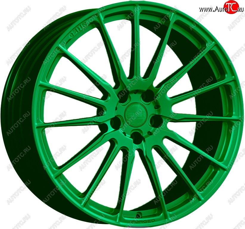 60 999 р. Кованый диск Slik PREMIUM 10.0x20   (Зеленый (GREEEN))  с доставкой в г. Чебоксары