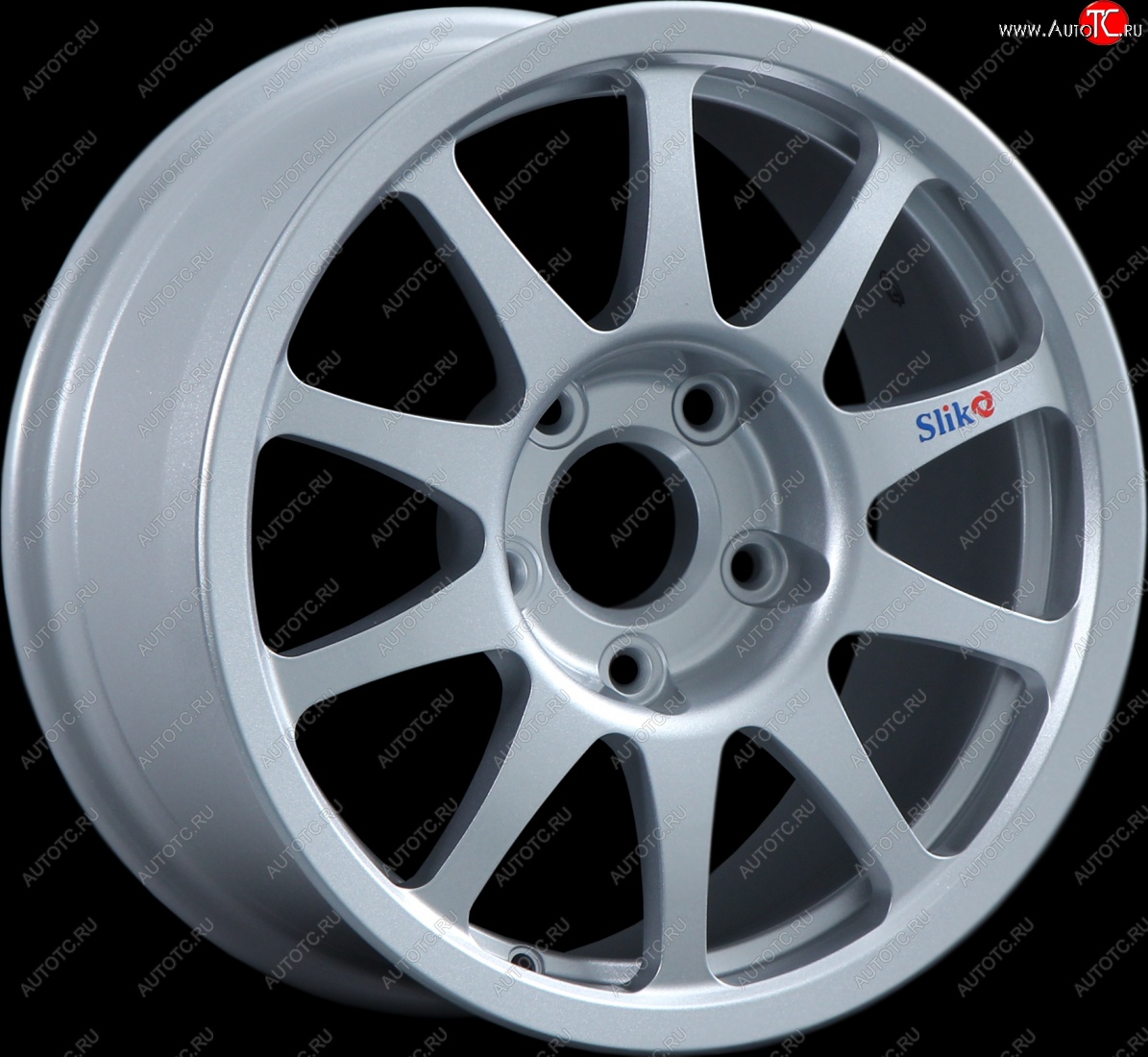 23 399 р. Кованый диск Slik Sport 7x15 (Серебристый светлый)   (Цвет: Серебристый светлый)  с доставкой в г. Чебоксары