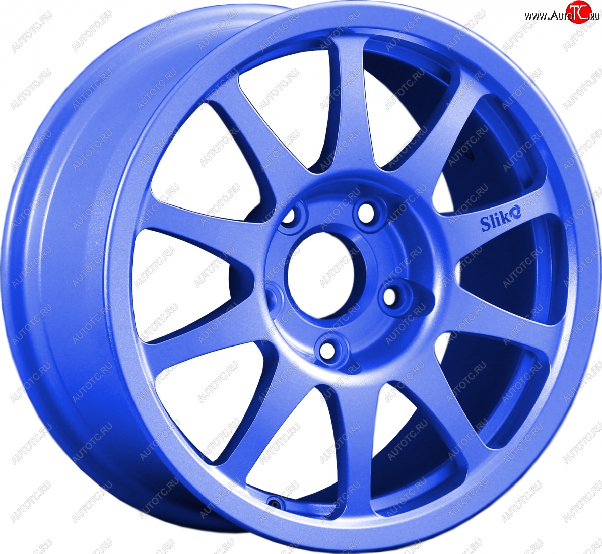 24 899 р. Кованый диск Slik Sport 7x15 (Синий)   (Цвет: Синий)  с доставкой в г. Чебоксары