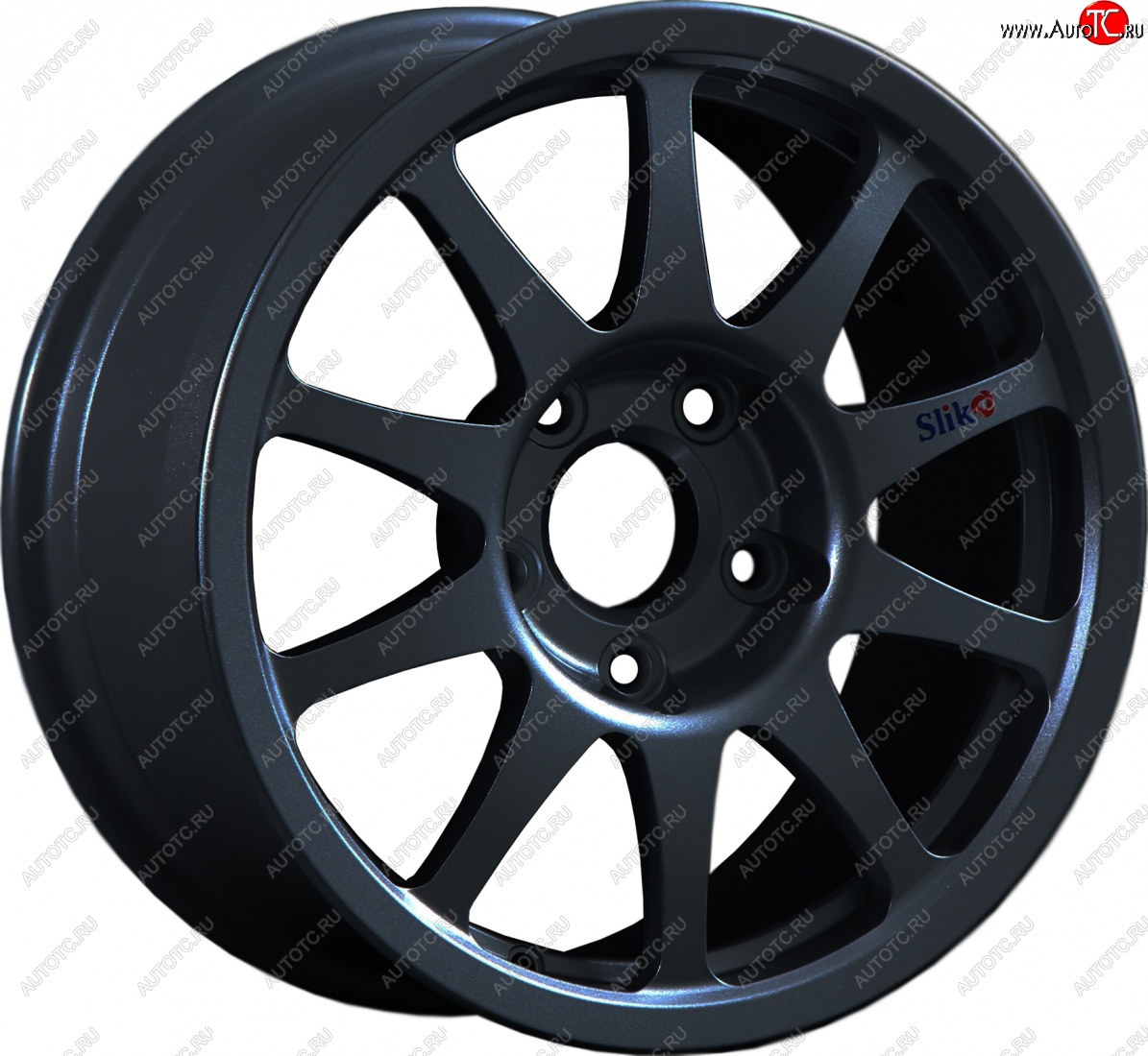 23 399 р. Кованый диск Slik Sport 7x15 (Черный матовый)   (Цвет: Черный матовый)  с доставкой в г. Чебоксары
