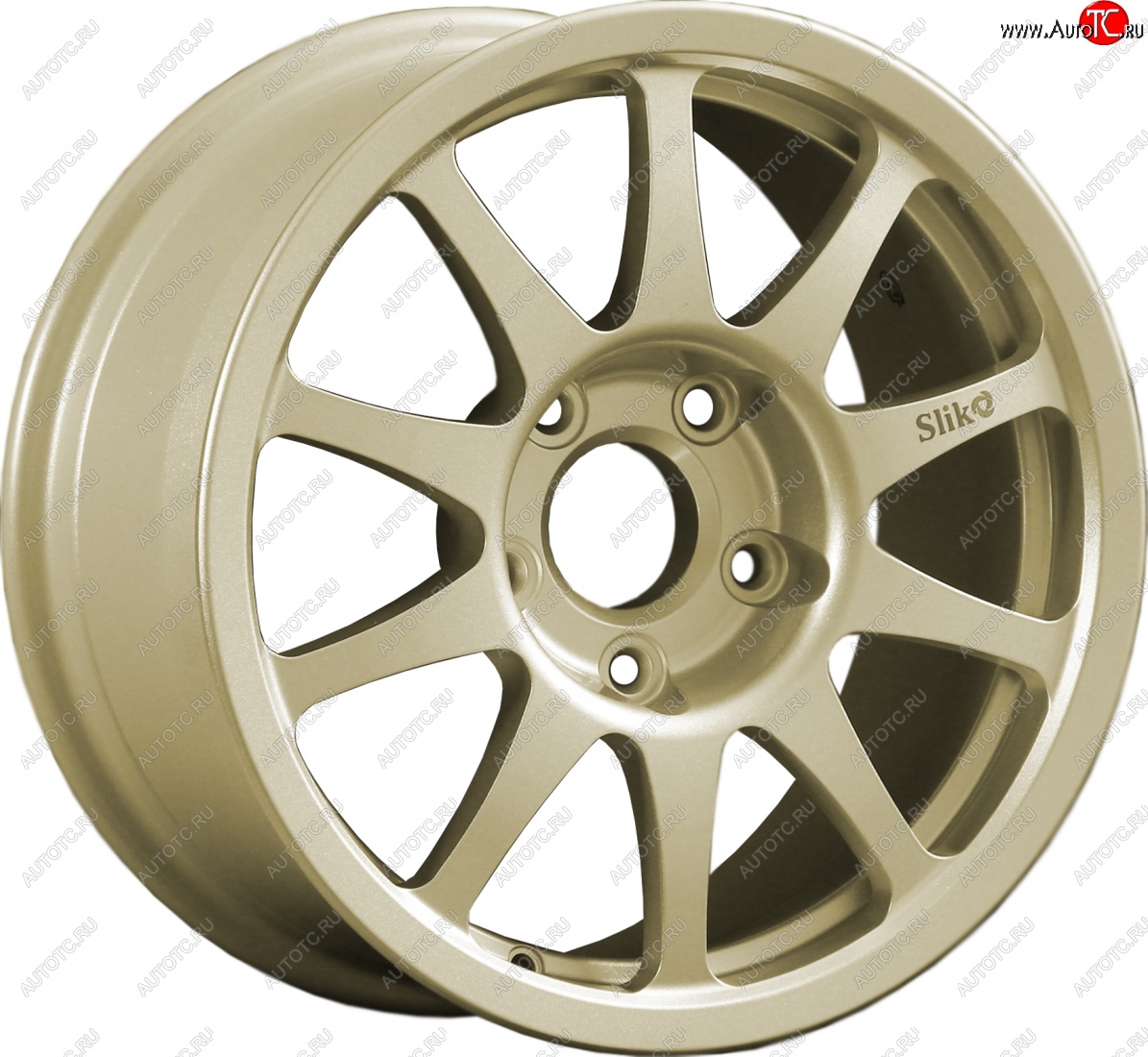24 899 р. Кованый диск Slik Sport 7x15 (Металлик золотой)   (Цвет: Металлик золотой)  с доставкой в г. Чебоксары