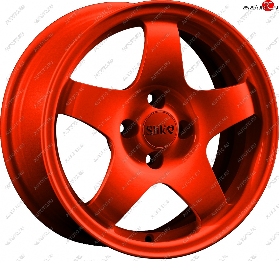 15 249 р. Кованый диск Slik Sport 6.5x15 (Candy красный)   (Цвет: Candy красный)  с доставкой в г. Чебоксары