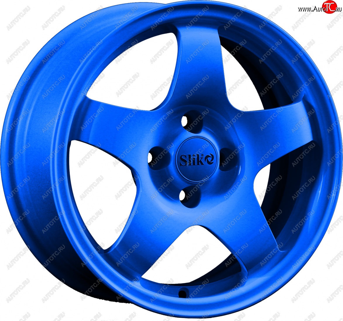 15 249 р. Кованый диск Slik Sport 6.5x15 (Candy синий)   (Цвет: Candy синий)  с доставкой в г. Чебоксары