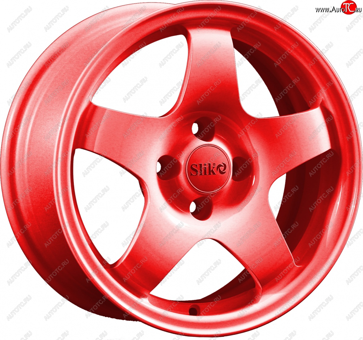 15 249 р. Кованый диск Slik Sport 6.5x15 (RAL 3026 ярко-алый)   (Цвет: RAL 3026 ярко-алый)  с доставкой в г. Чебоксары