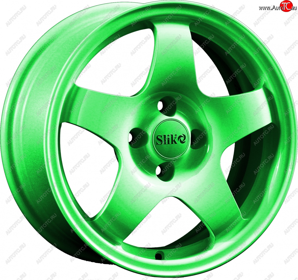 15 249 р. Кованый диск Slik Sport 6.5x15 (RAL 6038 ярко-зеленый)   (Цвет: RAL 6038 ярко-зеленый)  с доставкой в г. Чебоксары
