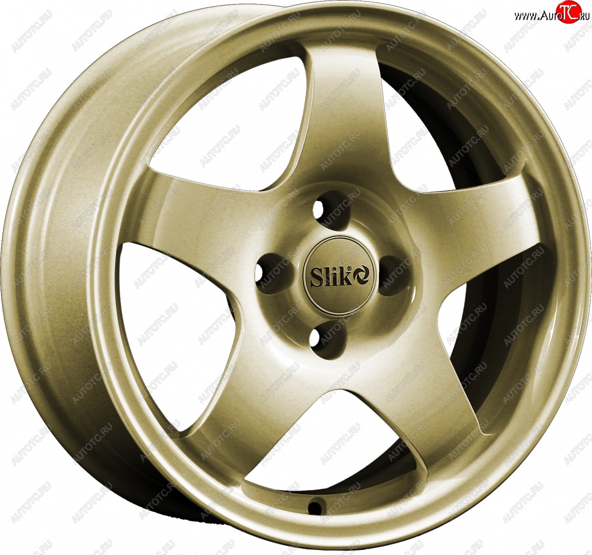 15 249 р. Кованый диск Slik Sport 6.5x15 (Металлик золотой)   (Цвет: Металлик золотой)  с доставкой в г. Чебоксары