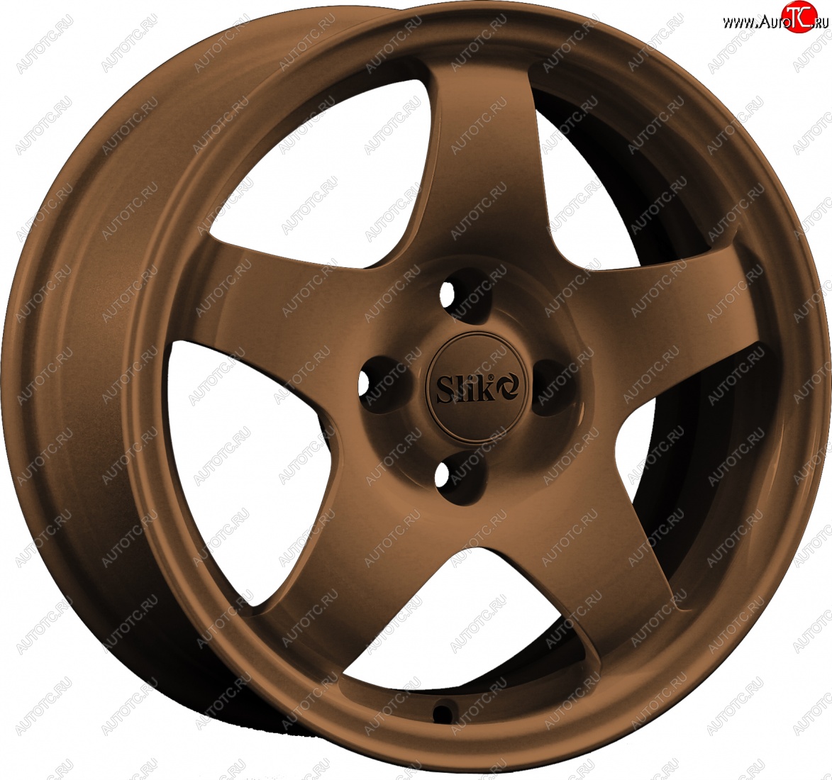 15 249 р. Кованый диск Slik Sport 6.5x15 (Металлик коньячная бронза. Глянец)   (Цвет: Металлик коньячная бронза. Глянец)  с доставкой в г. Чебоксары