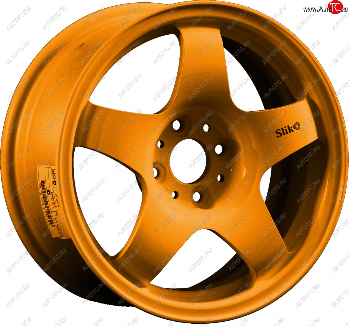 7 899 р. Кованый диск Slik Sport 6.5x15 (Candy медно-оранжевый матовый) 6.5x15/4-5x98-120 D54.1-72.6   (Цвет: Candy медно-оранжевый матовый)  с доставкой в г. Чебоксары
