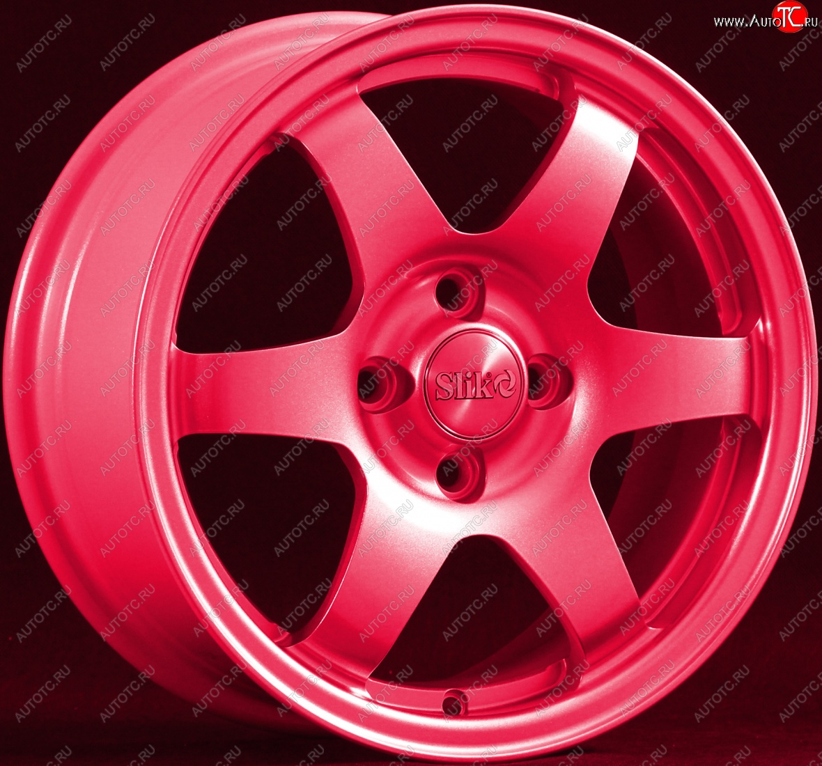 15 249 р. Кованый диск Slik Sport 6.5x15 (Candy рубиновый)   (Цвет: Candy рубиновый)  с доставкой в г. Чебоксары