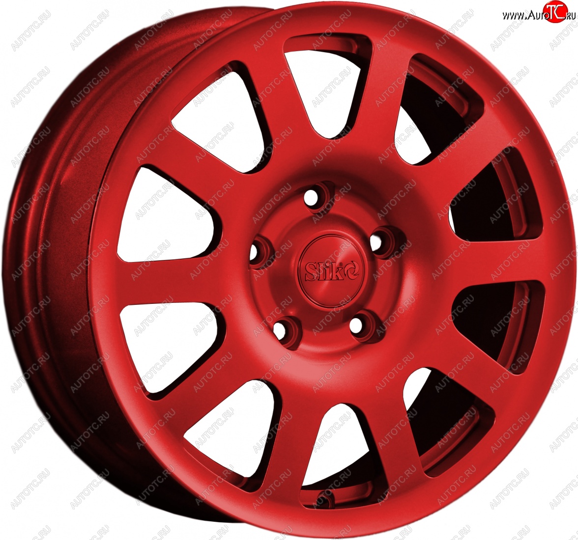 18 999 р. Кованый диск Slik Sport 6.5x16 (Красный)   (Цвет: Красный)  с доставкой в г. Чебоксары