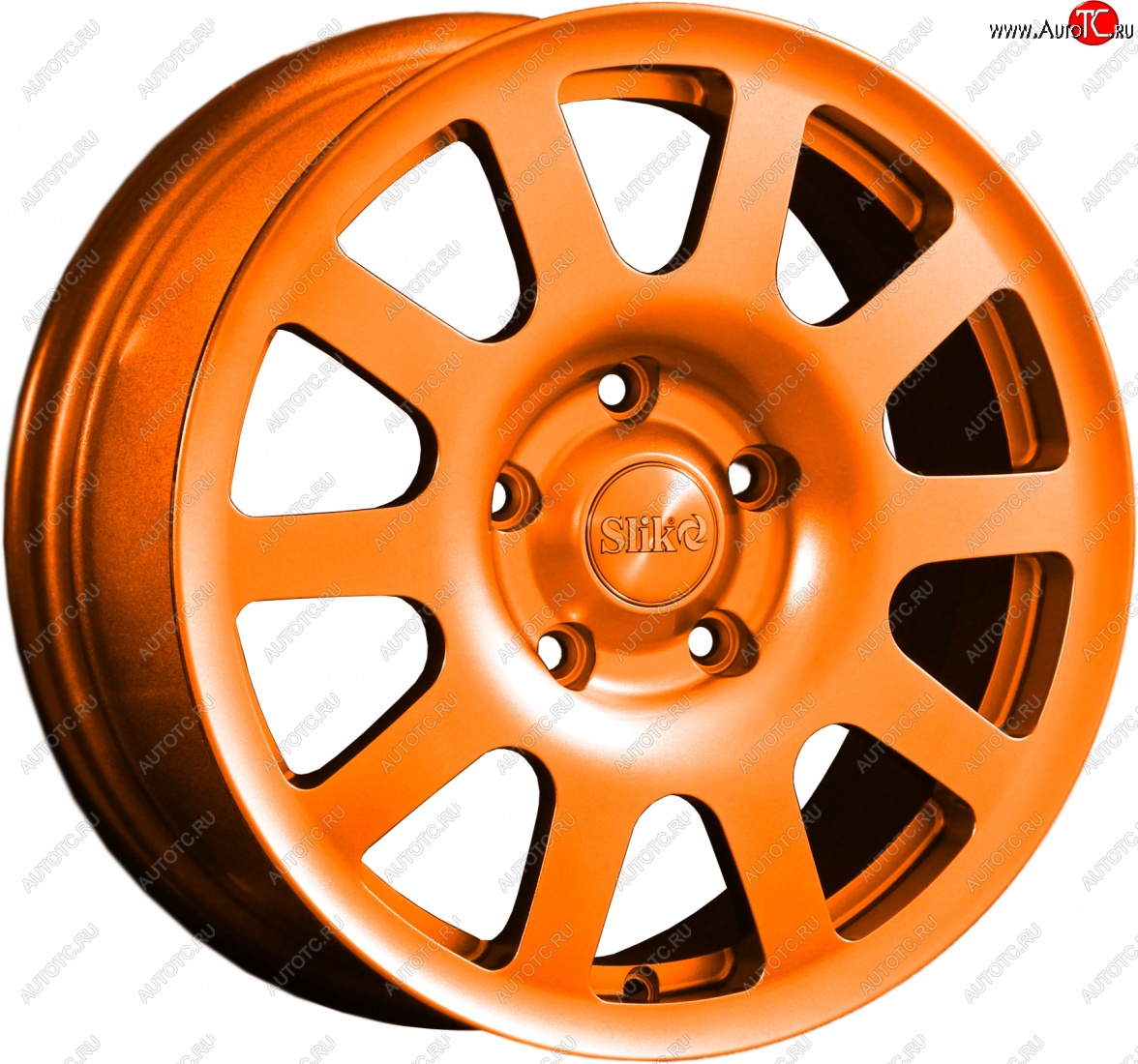 18 999 р. Кованый диск Slik Sport 6.5x16 (Ярко-оранжевый)   (Цвет: Ярко-оранжевый)  с доставкой в г. Чебоксары