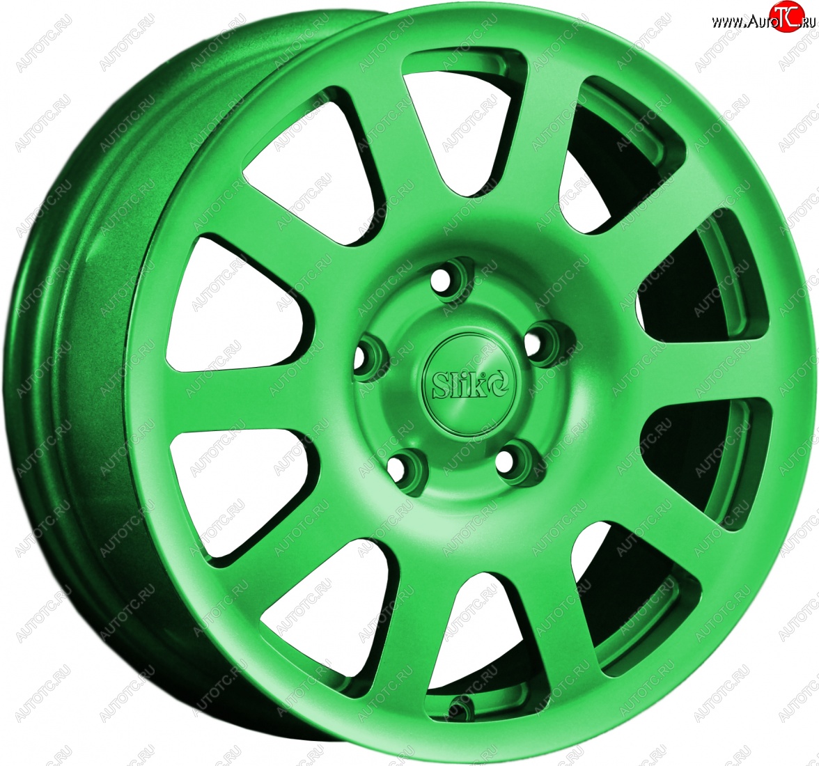 18 999 р. Кованый диск Slik SPORT R16x6.5 RAL 6038 ярко-зеленый (6038) 6.5x16   (Цвет: 6038)  с доставкой в г. Чебоксары
