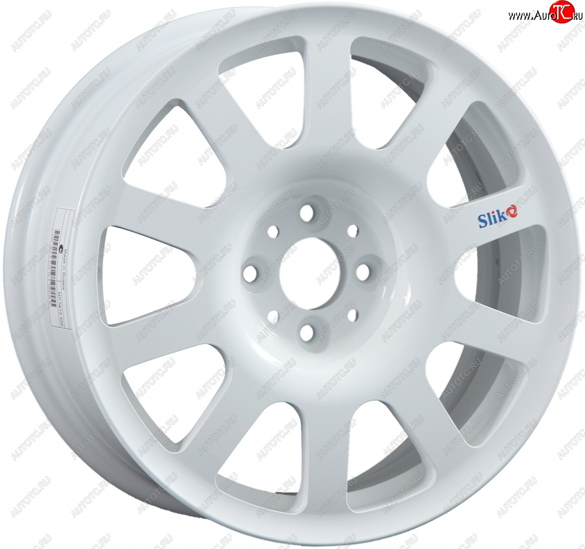 10 399 р. Кованый диск Slik SPORT R16x6.5 Яркое-блестящее серебро (HPB) 6.5x16   (Цвет: HPB)  с доставкой в г. Чебоксары