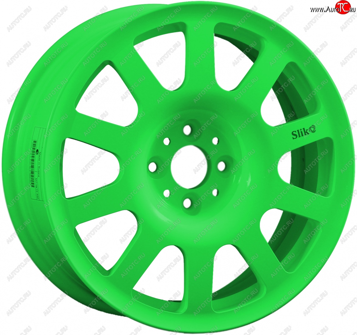 10 399 р. Кованый диск Slik SPORT R16x6.5 RAL 6038 ярко-зеленый (6038) 6.5x16   (Цвет: 6038)  с доставкой в г. Чебоксары