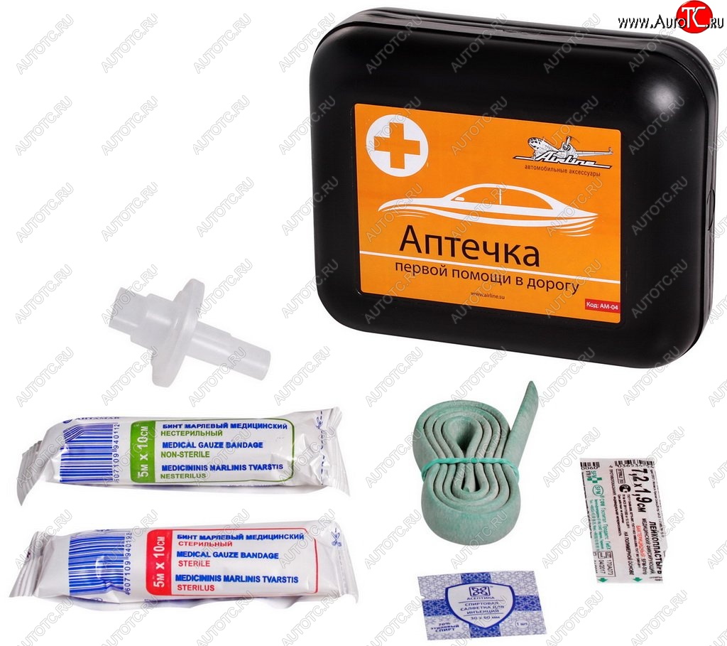 339 р. Аптечка первой помощи AIRLINE AM-04 Seat Altea 5P дорестайлинг (2004-2009)  с доставкой в г. Чебоксары