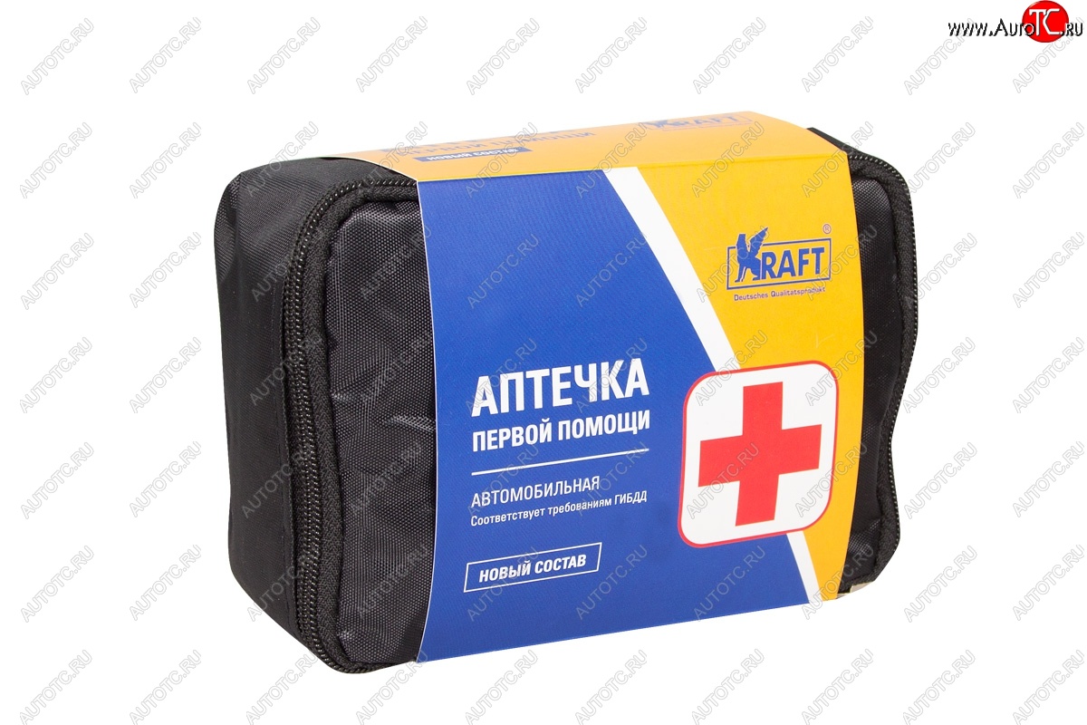 399 р. Аптечка первой помощи KRAFT (сумка) Audi A2 8Z хэтчбэк 5 дв. (1999-2005)  с доставкой в г. Чебоксары