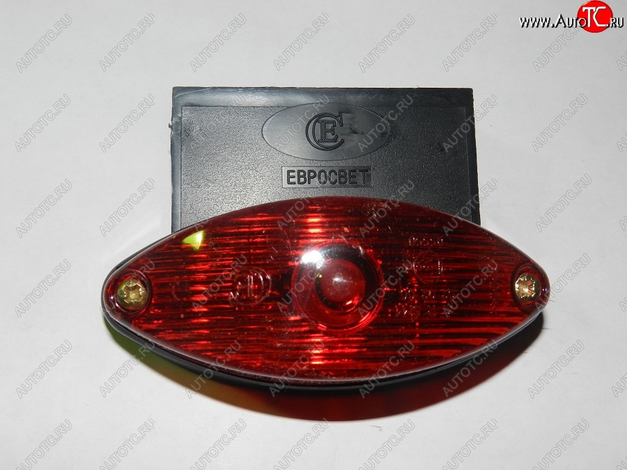 203 р. Фонарь контурный задний Евросвет ГФ 2 (LED и лампа 5 Вт, красный с кронштейном) FAW 1041 рестайлинг (2007-2016) (12В)  с доставкой в г. Чебоксары