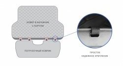 1 389 р. Универсальный погрузочный коврик Element в багажник автомобиля Nissan Liberty рестайлинг (2001-2004)  с доставкой в г. Чебоксары. Увеличить фотографию 4
