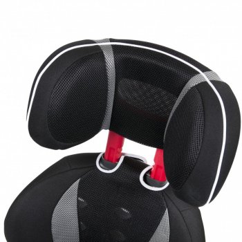14 249 р. Кресло детское автомобильное Saratto Highback Junior Quattro (группа 2/3) Mini Cooper (2006-2014) (Цвет: черный с серым)  с доставкой в г. Чебоксары. Увеличить фотографию 6