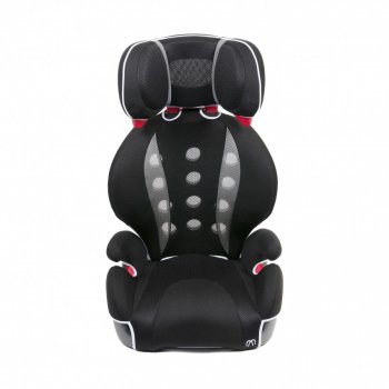 14 249 р. Кресло детское автомобильное Saratto Highback Junior Quattro (группа 2/3) Mini Cooper (2006-2014) (Цвет: черный с серым)  с доставкой в г. Чебоксары. Увеличить фотографию 4