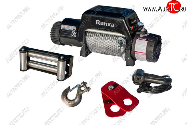 62 319 р. Лебёдка электрическая 13500 lbs 6136 кг Runva SSANGYONG Rexton Y250 (2006-2012) (стальной трос)  с доставкой в г. Чебоксары