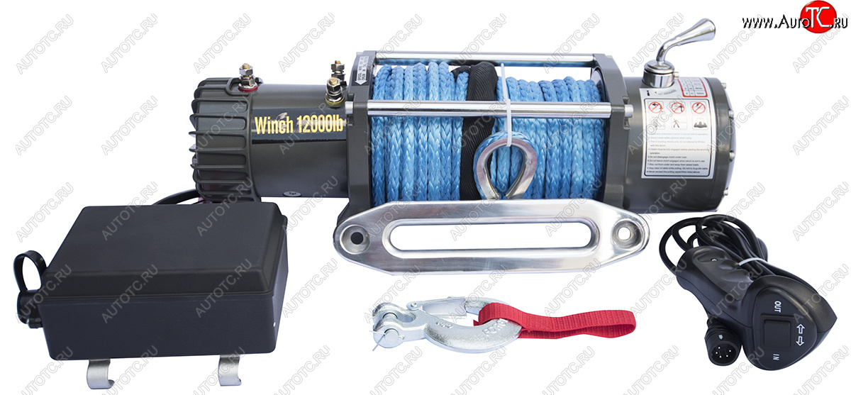 38 999 р. Лебёдка электрическая 12000S CM Winch (синтетический трос)    с доставкой в г. Чебоксары