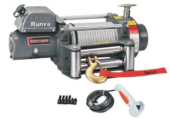 Лебёдка электрическая Runva (индустр., 24V)  (12000 lbs (5443 кг0)