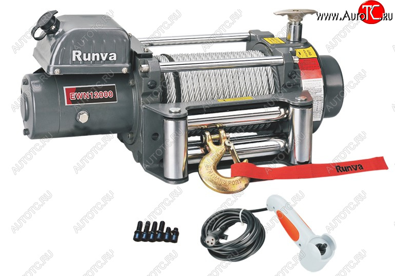 73 439 р. Лебёдка электрическая Runva (индустр., 24V)   (12000 lbs (5443 кг0)  с доставкой в г. Чебоксары